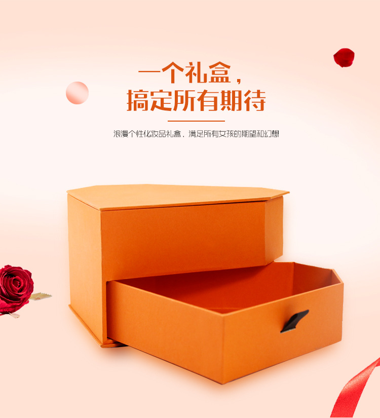 心形化妝品盒