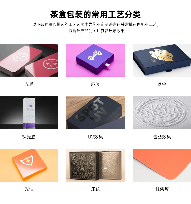 茶葉禮盒包裝廠家定制工藝