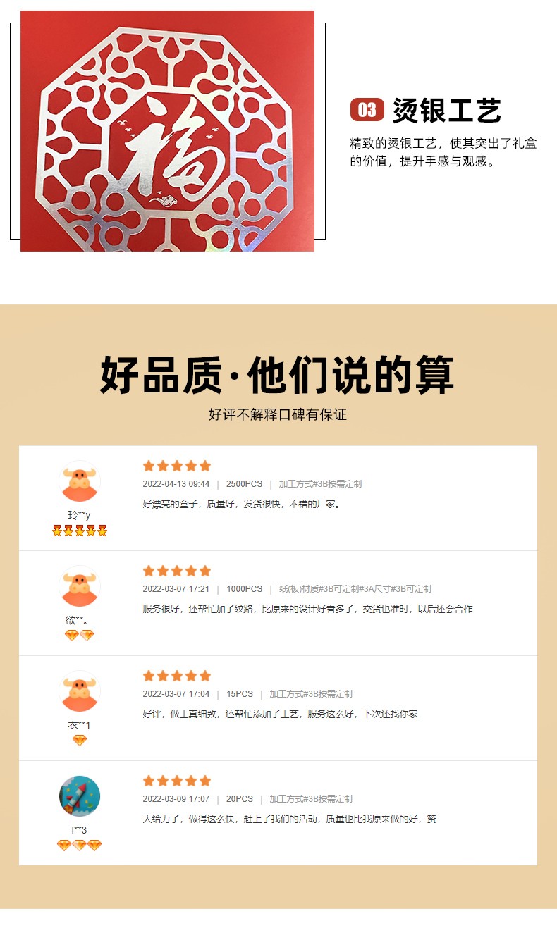 天地蓋月餅盒客戶回饋
