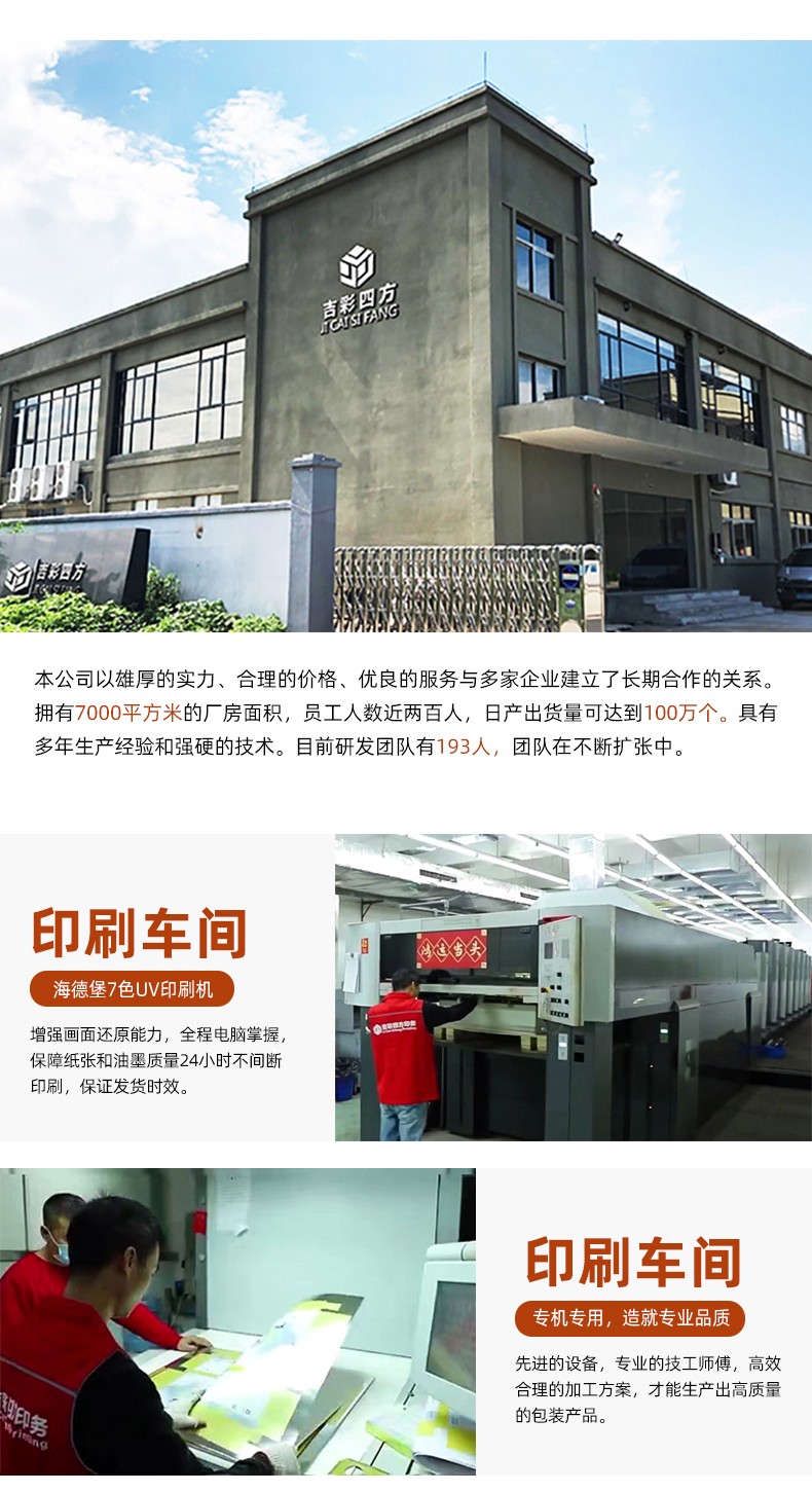 食品包裝禮盒定制廠房介紹