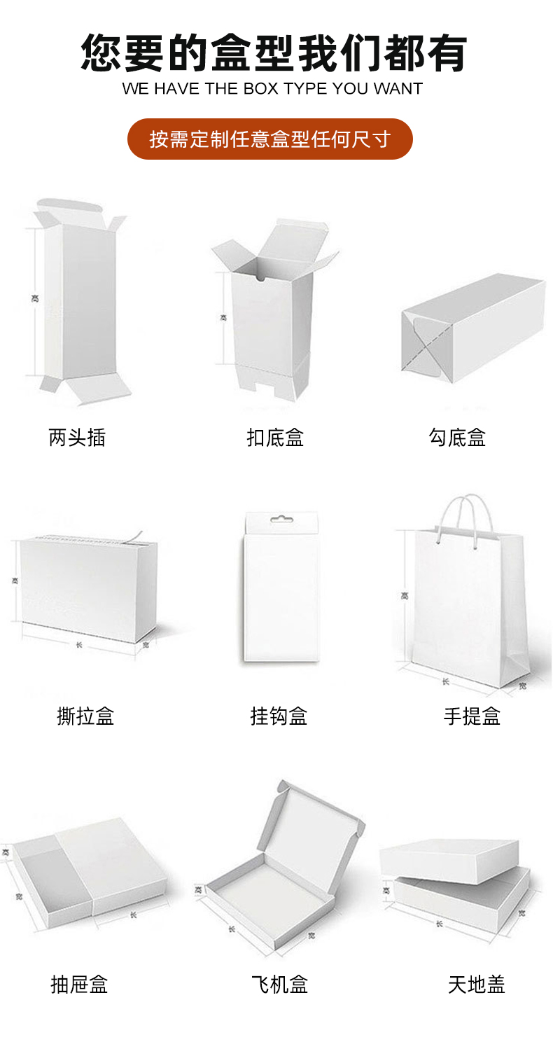 化妝品包裝盒設計常見盒型